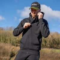 Matrix Black Stealth Zip Hoodies